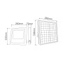 LED-Projektor mit Solarpanel TIGER-100 100W 6400K