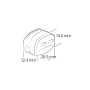 100x Stk. Anschlussstecker 2-polig CONNECTOR-2