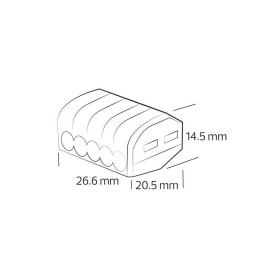 100x Stk. Anschlussstecker 5-polig CONNECTOR-5