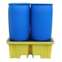 Große Auffangpalette für 4 Fässer 440L