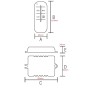Drahtloser Lichtsteuerungsschalter CONTROLLER-4 4 Kanäle