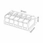 100x Stk. Klemmenblock Stecker 5-polig SLIM CONNECTOR-5
