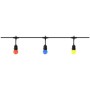 LED-Lichterkette CARNAVAL-1 10MT Schwarz E27 0,75mm2
