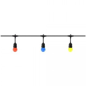 Led Lichterkette CARNAVAL-2 Verknüpfbar 10MT Schwarz E27 1,5mm2