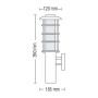 Garten Wandleuchte SPRUCE-2 E27 60W Typ 2