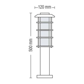 Garten-Stehleuchte SPRUCE-3 E27 60W Typ 3