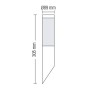 Garten- und Parkwandleuchte POPLAR-1 E27 60W Typ 1