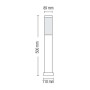 Garten- und Park-Standleuchte POPLAR-4 E27 60W Typ 4