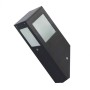 Garten-Wandleuchte POPLAR/SQ-1 E27 60W Typ 1 Schwarz