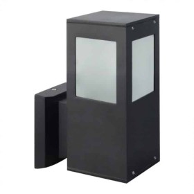 Garten-Wandleuchte POPLAR/SQ-2 E27 60W Typ 2 Schwarz