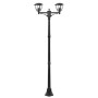 Garten-Stehleuchte NAR-6 E27 max. 2x60W Schwarz