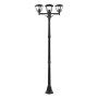 Garten-Stehleuchte NAR-7 E27 max. 3x60W Schwarz