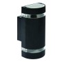 Garten Wandleuchte REGNUM-4 2xGU10 ohne Leuchtmittel Schwarz