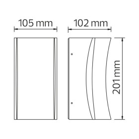 Garten Wandleuchte SAFARI GU10 Schwarz