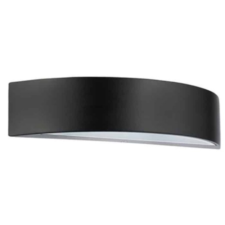 Led Garten Wandleuchte OAK 12W 4200K Schwarz