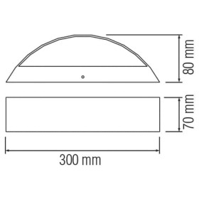 LED Garten Wandleuchte OLEANDER 3W Schwarz 4100K