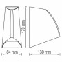 Led Garten Wandleuchte CLUSTER 6W, 4200K Schwarz