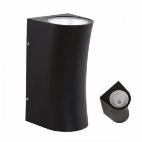 LED Garten Wandleuchte SERVO 12W, 4200K, Schwarz