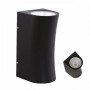 LED Garten Wandleuchte SERVO 12W, 4200K, Schwarz
