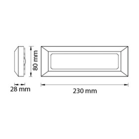 Led Garten Wandleuchte HORNGEN 4200K 5W Schwarz