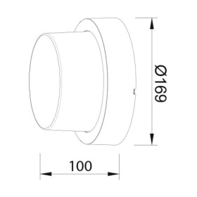 LED Garten Wandleuchte SUGA-12/RO 12W 4200K