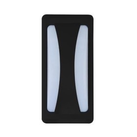 LED Garten Wandleuchte SESAM 12W 4200K, Schwarz
