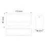 LED Garten Wandleuchte ANDOUSE 9W 4200K Weiß