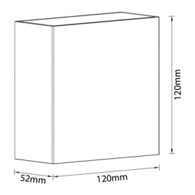 LED Garten Wandleuchte SEKOIA 4W 4200K, Weiß
