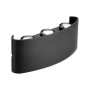 LED Garten Wandleuchte PROTON-6 6W 4200K Schwarz