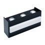 Led Garten Wandleuchte TWIST-12 12W Schwarz 4200K
