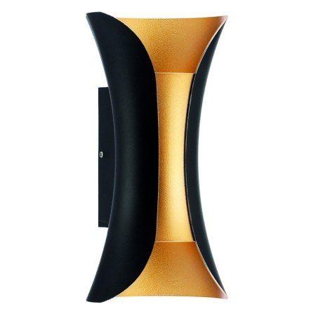LED Garten Wandleuchte MARVEL-10 10W 4200K Schwarz Golden