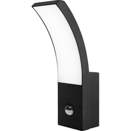 LED-Garten-Sensorleuchte PRESTIGE-1S 12W Schwarz 70,4x230,7 mm PIR-Sensor