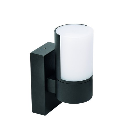Led Garten Wandleuchte IMPERIAL-1 7W Schwenkbar Schwarz