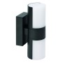 Led Garten Wandleuchte IMPERIAL-2 2x7W Schwenkbar Schwarz