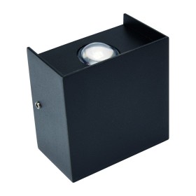 Led Garten Wandleuchte PROTON/S-2 2W 4200K Schwarz