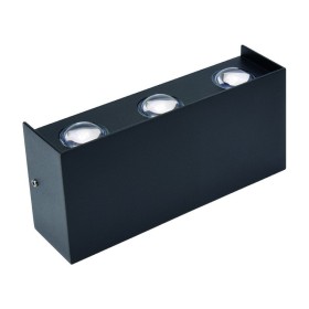 Led Garten Wandleuchte PROTON/S-6 6W 4200K Schwarz
