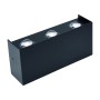 Led Garten Wandleuchte PROTON/S-6 6W 4200K Schwarz