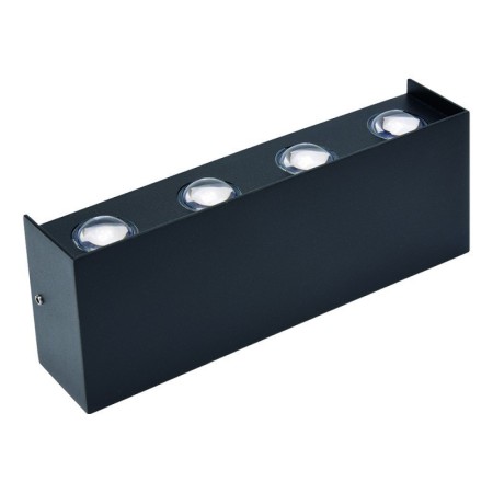 Led Garten Wandleuchte PROTON/S-8 8W 4200K Schwarz