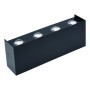 Led Garten Wandleuchte PROTON/S-8 8W 4200K Schwarz