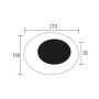 Led Garten Wandleuchte CLEMENT 24W 4200K weiß