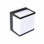 Led Garten Wandleuchte CUBE 8W 4200K schwarz