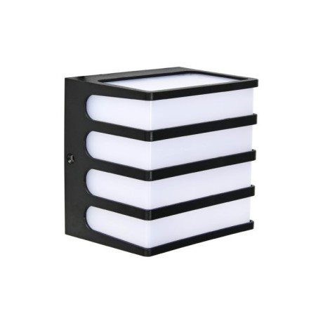 Led Garten Wandleuchte CUBE-G 8W 4200K schwarz