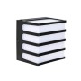 Led Garten Wandleuchte CUBE-G 8W 4200K schwarz