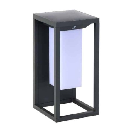 LED Solar Garten Wandleuchte mit Mikrowellensensor SOLARIS-1 2W, 4000K, Schwarz