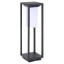 LED Solar Garten Wandleuchte mit Mikrowellensensor SOLARIS-1 2W, 4000K, Schwarz