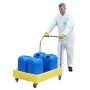 Kleinbehälterwagen mit 100L Auffangwanne