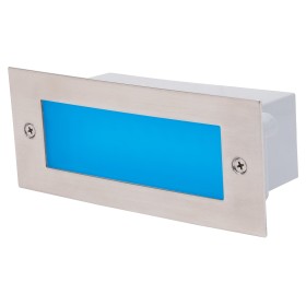 LED Wandeinbauleuchte SEDEPH / 3W / 70x170 mm, blau