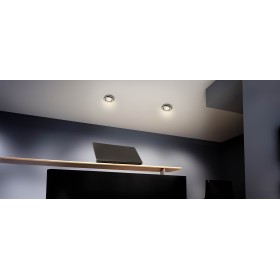 Downlight-Armatur AZER-1 GU10 Max. 10W Rund Schwarz