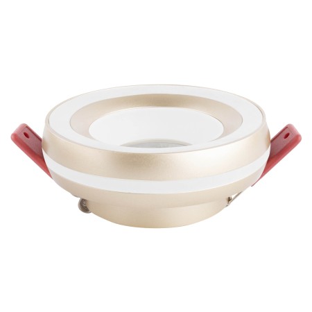 Downlight-Armatur AZER-2 GU10 Max. 10W Rund Gold