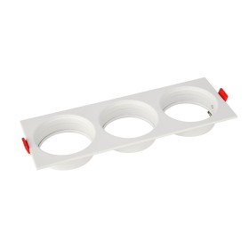 Downlight-Armatur für Modul-9 und Modul-G, RECESSED-SQ3 GU10 Max. 10W Quadratisch Weiß